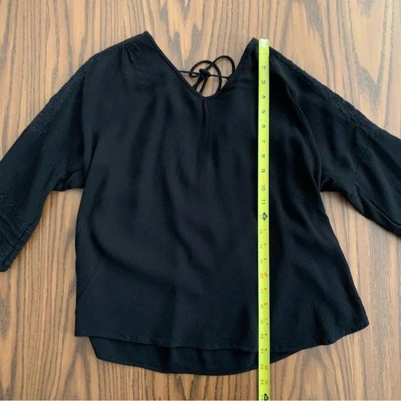 Daily Look Long Sleeve Black Lace Shirt - Picture 8 of 10